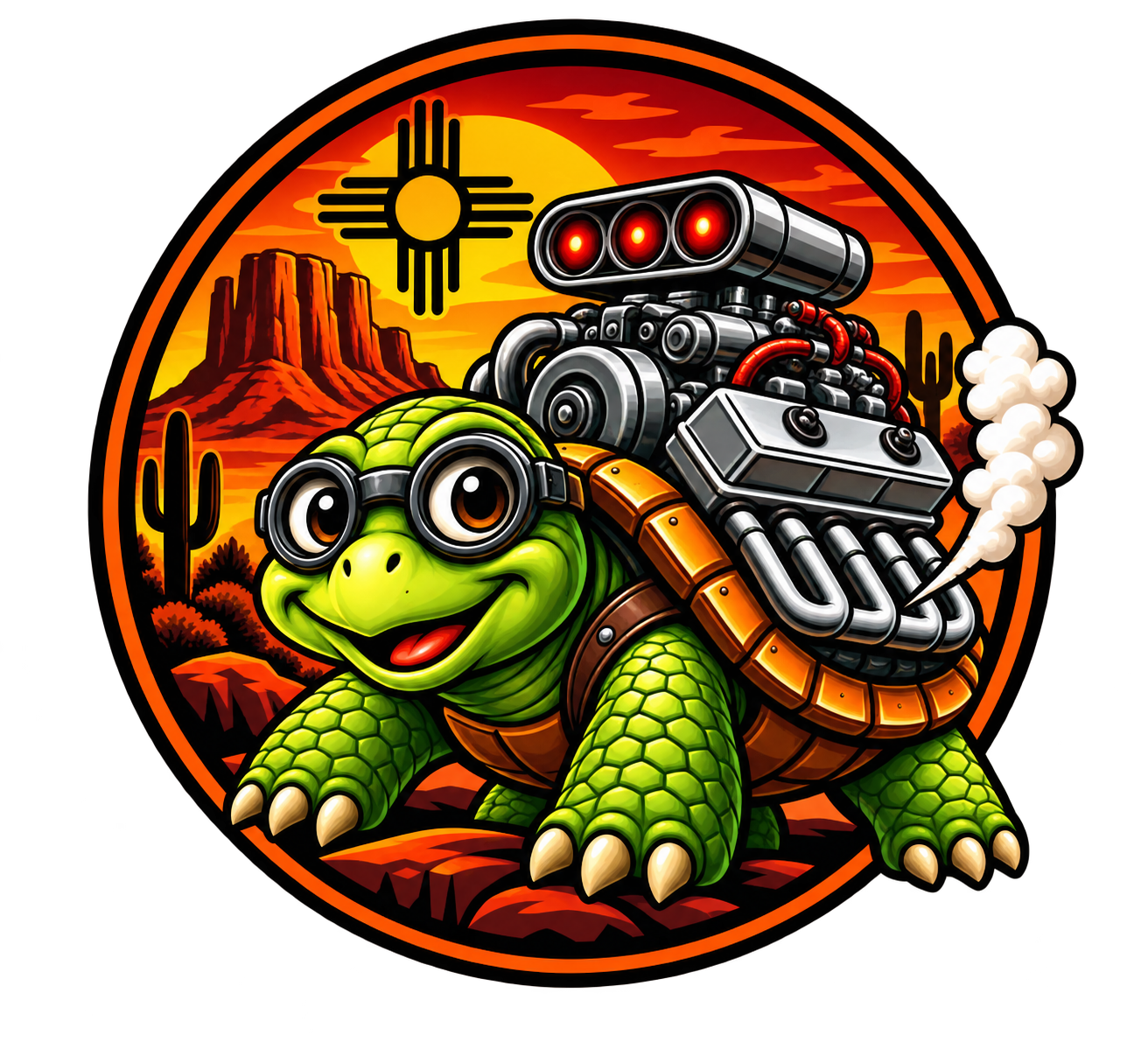 Red Mesa turtle emblem